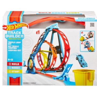 Autot Ja Radat Hot Wheels  | Hot Wheels Track Builder Unlimited Triple Loop Kitautorata